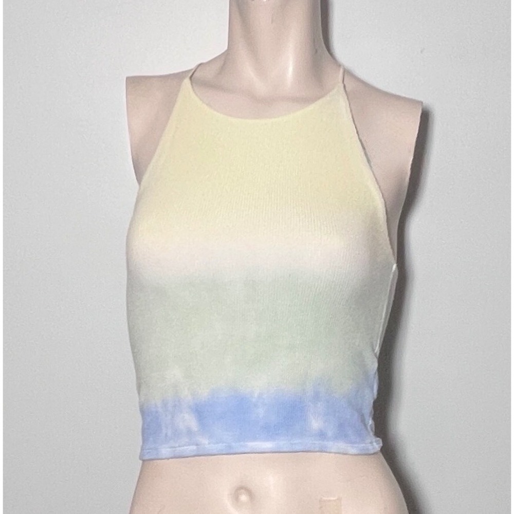 American Eagle Womens Tank XS Soft and Sexy Rib Crop Top Beachy Y2K Boho Hippie